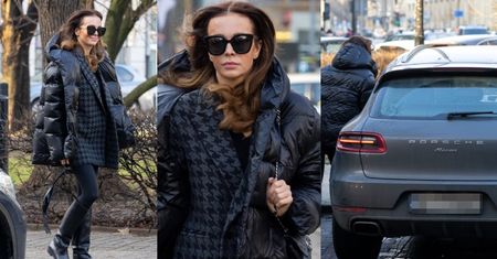 Anna Wendzikowska z torebką Chanel maszeruje do wartego 300 tysięcy złotych porsche (ZDJĘCIA)