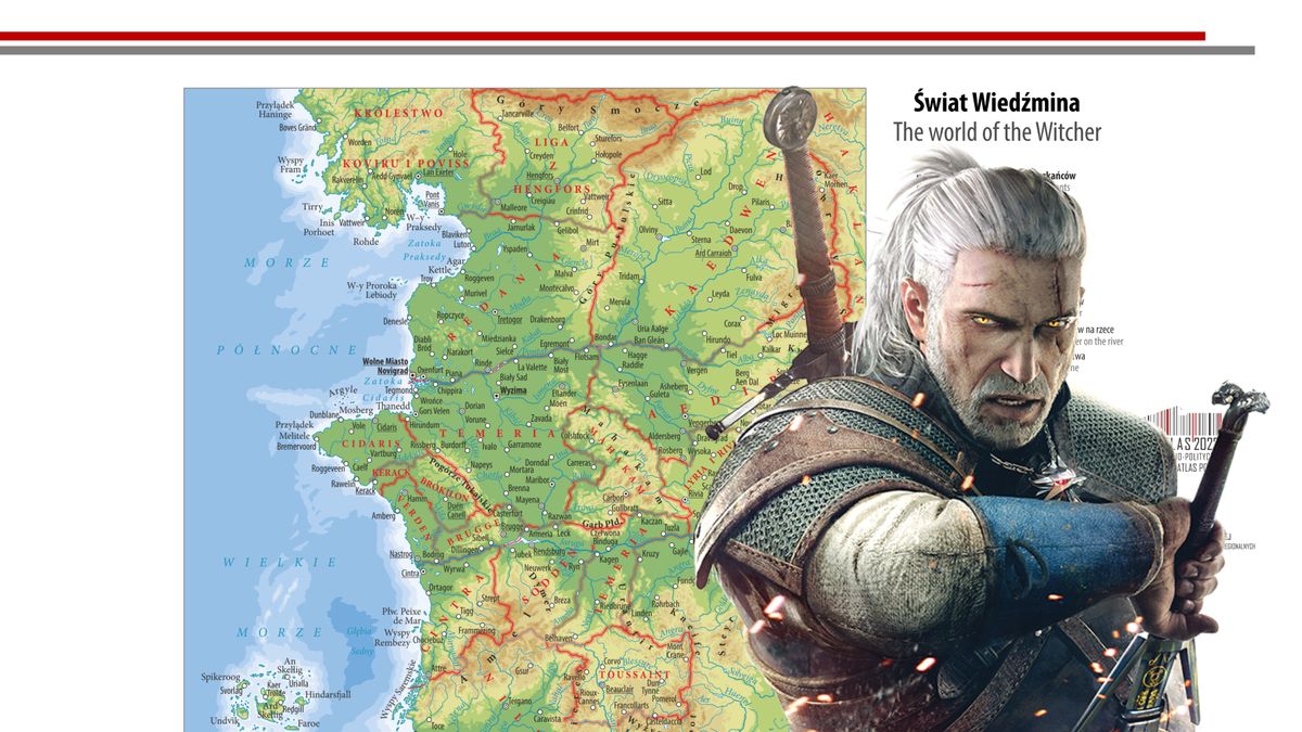 Mapa Świata Wiedźmina
