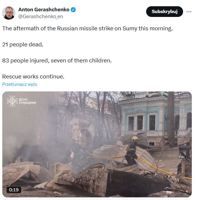 Wpis Antona Heraszczenki.