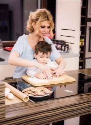 Maja Rutkowski z synem