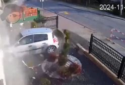 Pijana kobieta wjechała w dom. Jest nagranie