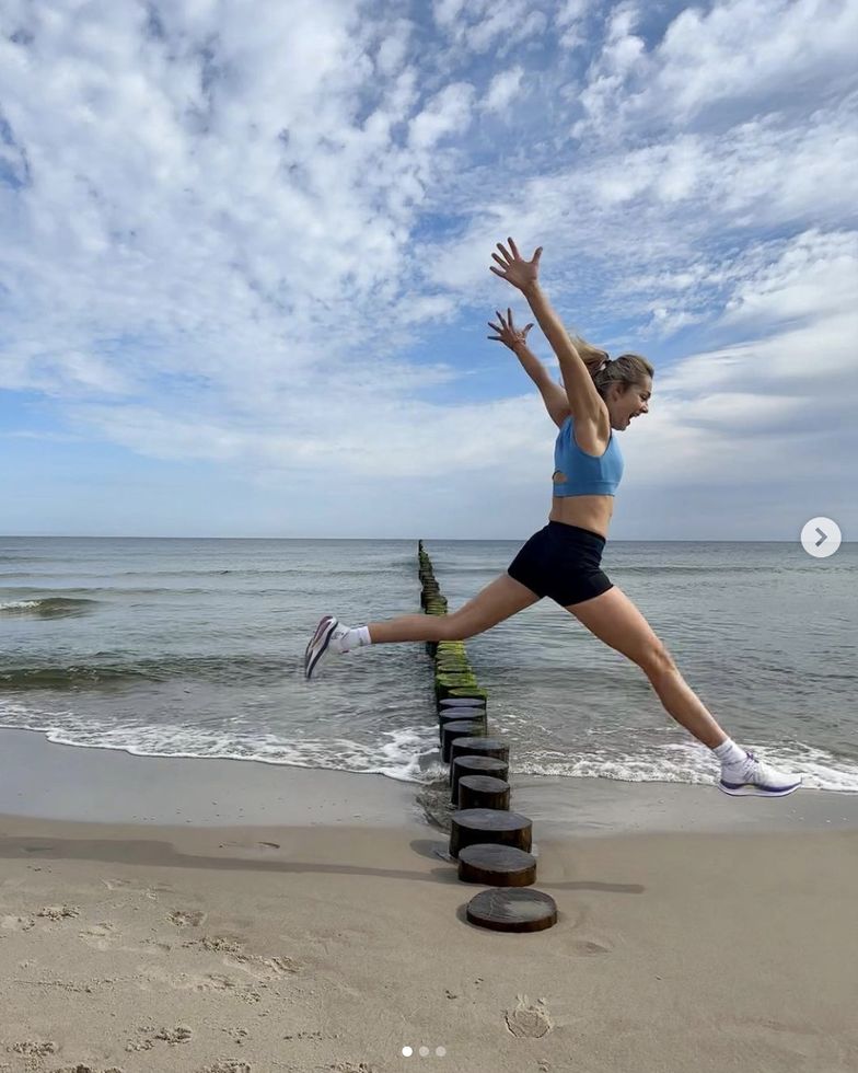 Małgorzata Socha na wakacjach