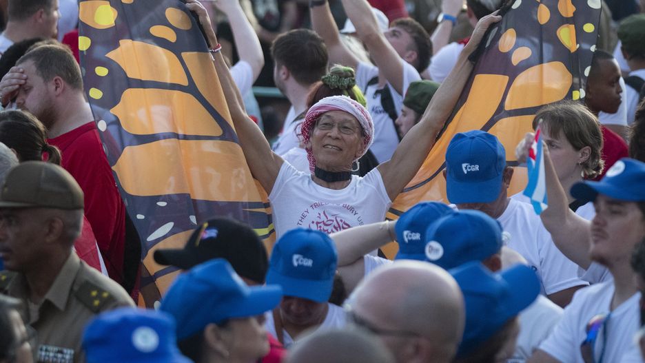 Rządowy marsz w Hawanie 