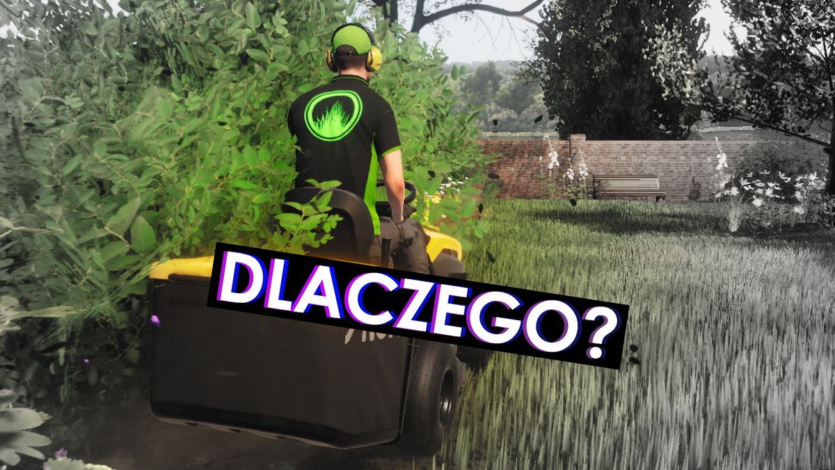 Symulator koszenia trawy. Dlaczego?