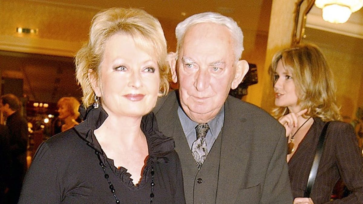 Gustaw Holoubek i Magdalena Zawadzka