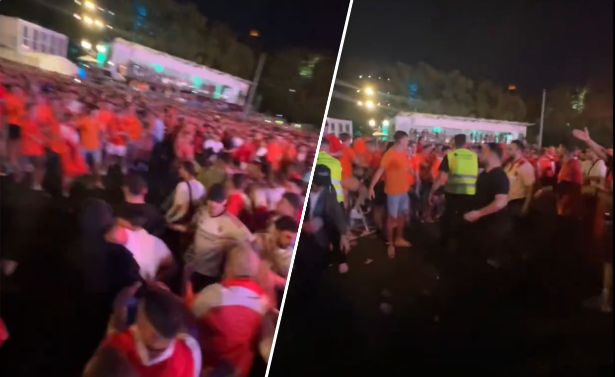 Riots erupt in Berlin fan zone after Dutch team’s second goal