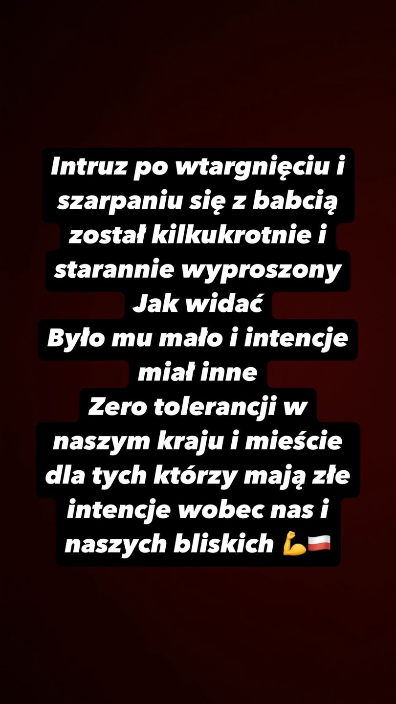 Skolim przybliżył okoliczności zajścia