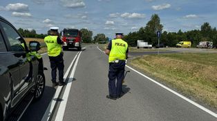 Zderzenie motocyklistów. Jeden zginął na miejscu, drugi jest ranny