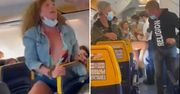 Włoszka opluła inną pasażerkę w samolocie i nie chciała wysiąść. Nagranie hitem sieci