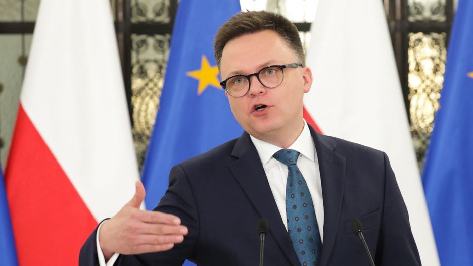 Marszałek Sejmu Szymon Hołownia