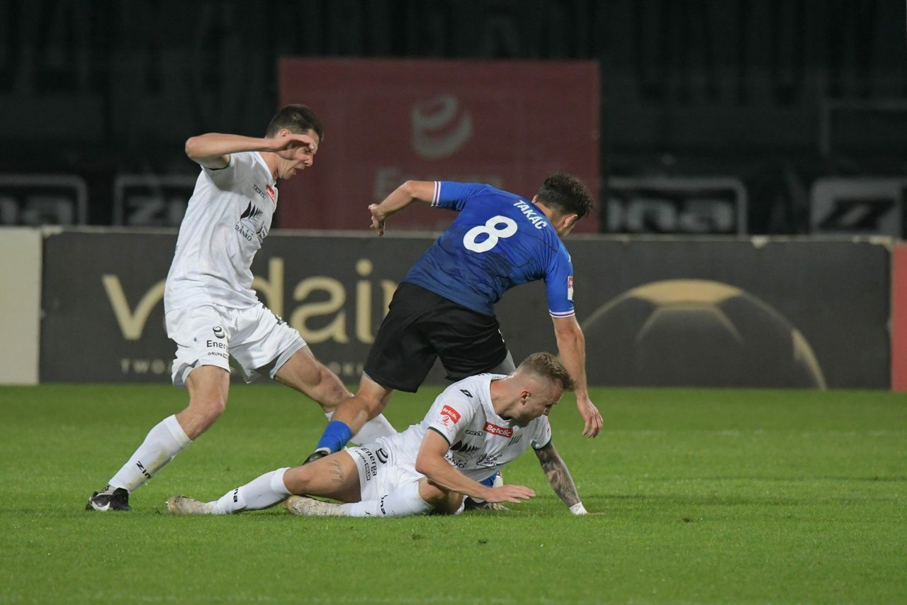 Betclic II liga: Olimpia Grudziądz w listopadzie dostała zadyszki