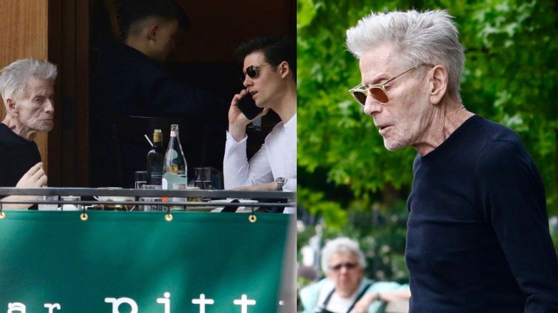 Calvin Klein spędził popołudnie w kawiarni ze swoim partnerem