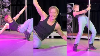 Katarzyna Zillmann WYGINA SIĘ NA RURZE w rytm przeboju Tatu. "Halo Igrzyska! Mam do zaproponowania jeszcze jedną konkurencję" (WIDEO)