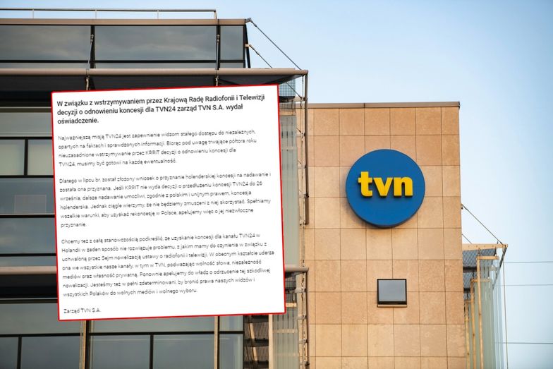 TVN otrzymał koncesję. W Holandii. Stacja wydała oświadczenie