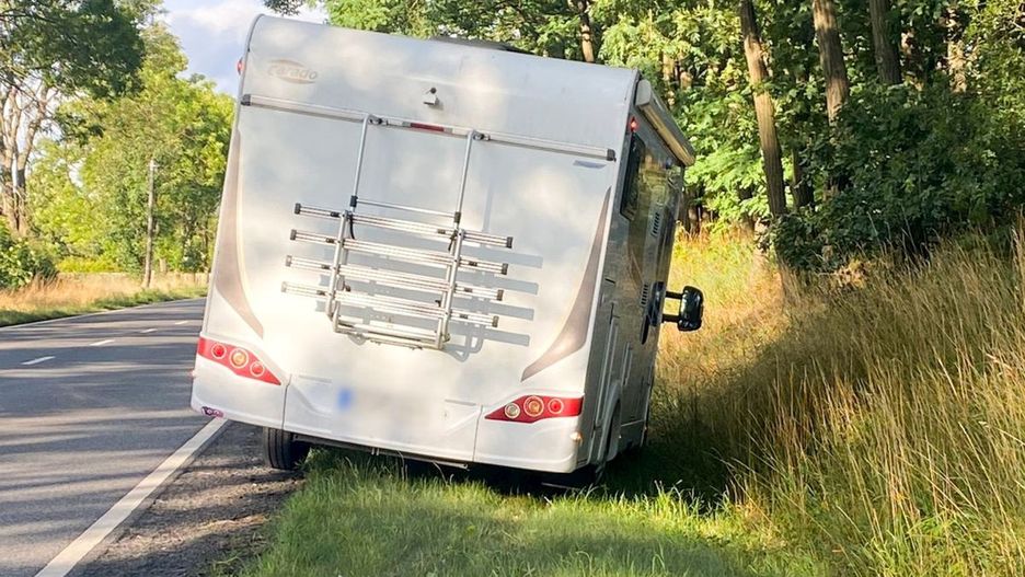 Skradziony kamper został odzyskany przez policjantów 