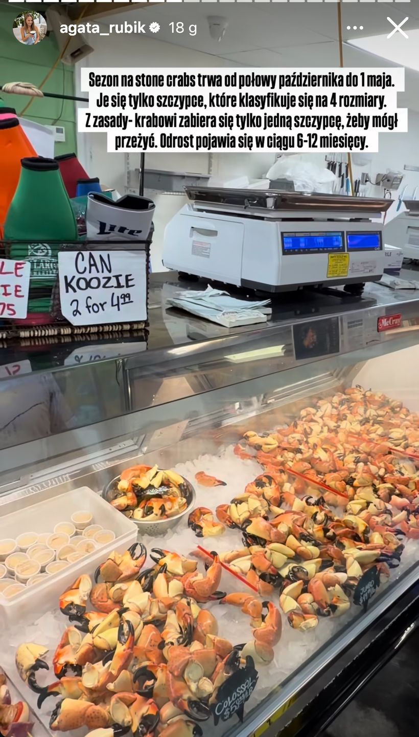 Agata Rubik zabrała rodziców na kraby