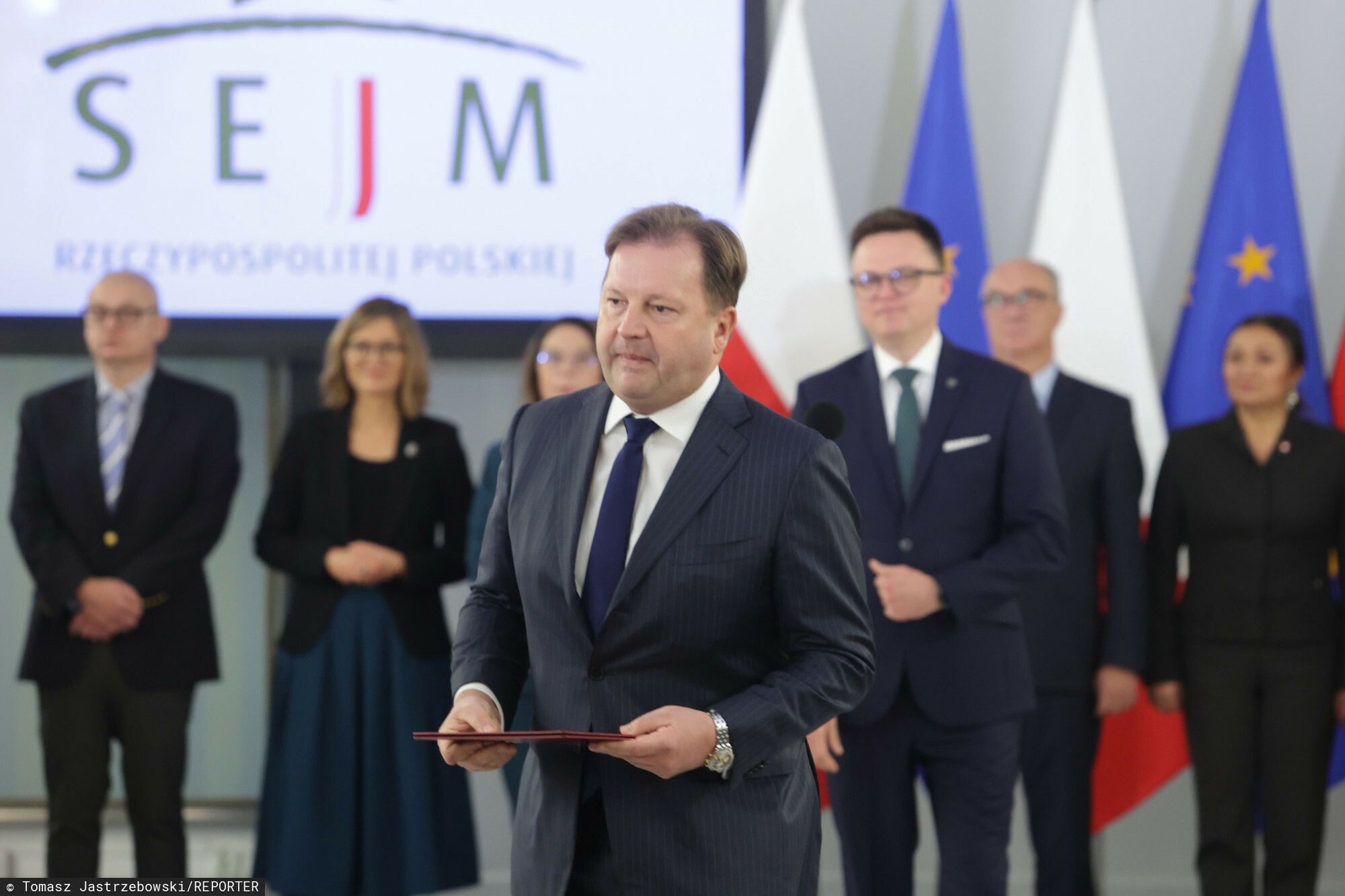 Powołanie nowych członków Trybunału Stanu. Na zdjęciu mec. Marek Małecki