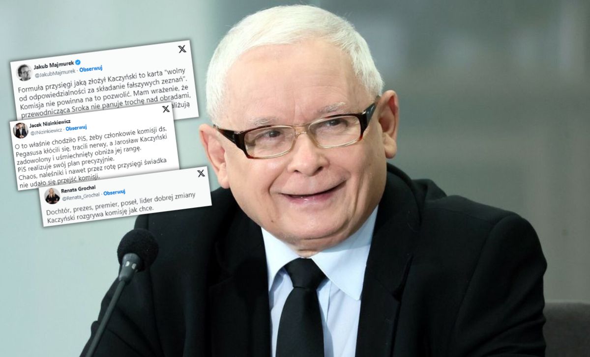  Sejmowa komisja śledcza ds. Pegasusa. W sieci błyskawicznie lawina komentarzy wokół Jarosława Kaczyńskiego