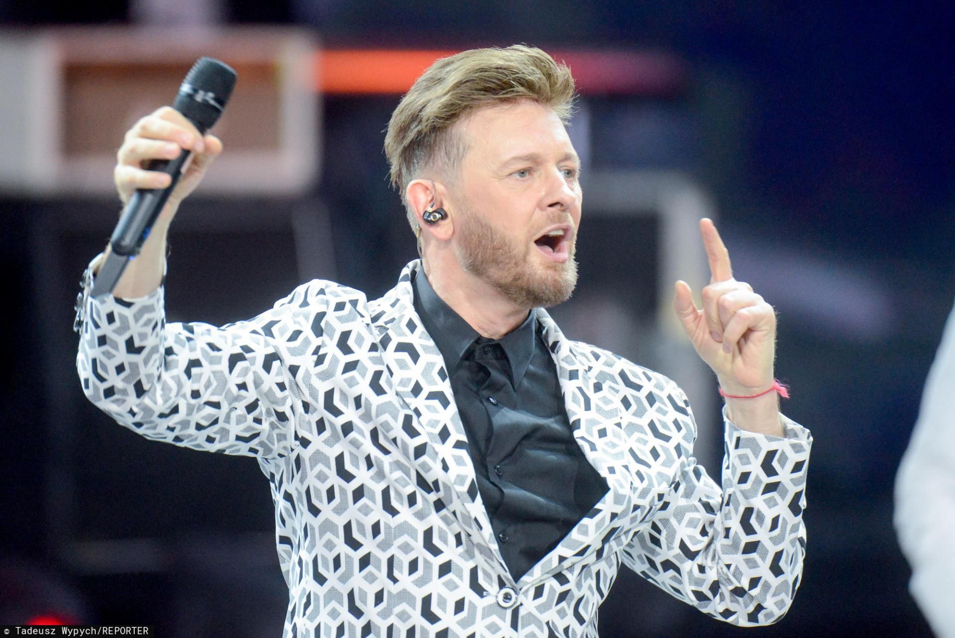 Paweł Stasiak podczas koncertu