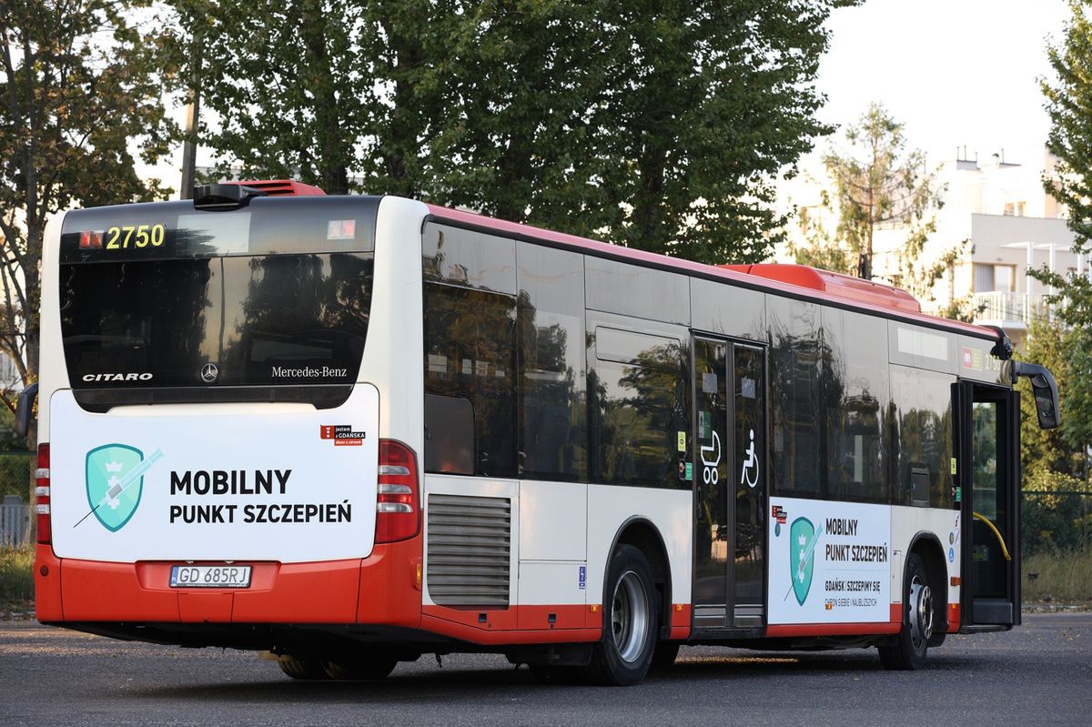 Mobilny punkt szczepień dla gdańskich szkół startuje w poniedziałek 13 września