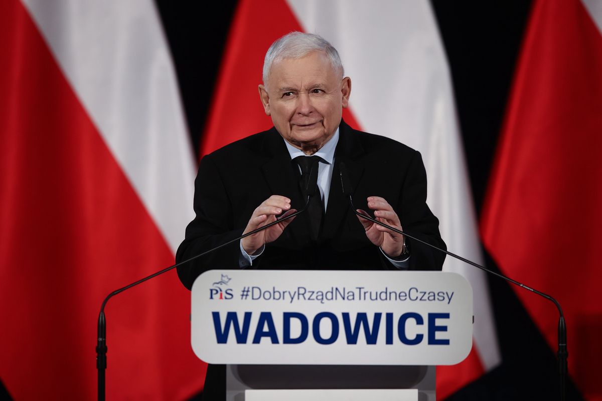 Protest przed wystąpieniem Kaczyńskiego w Wadowicach. "Będziesz siedział"
