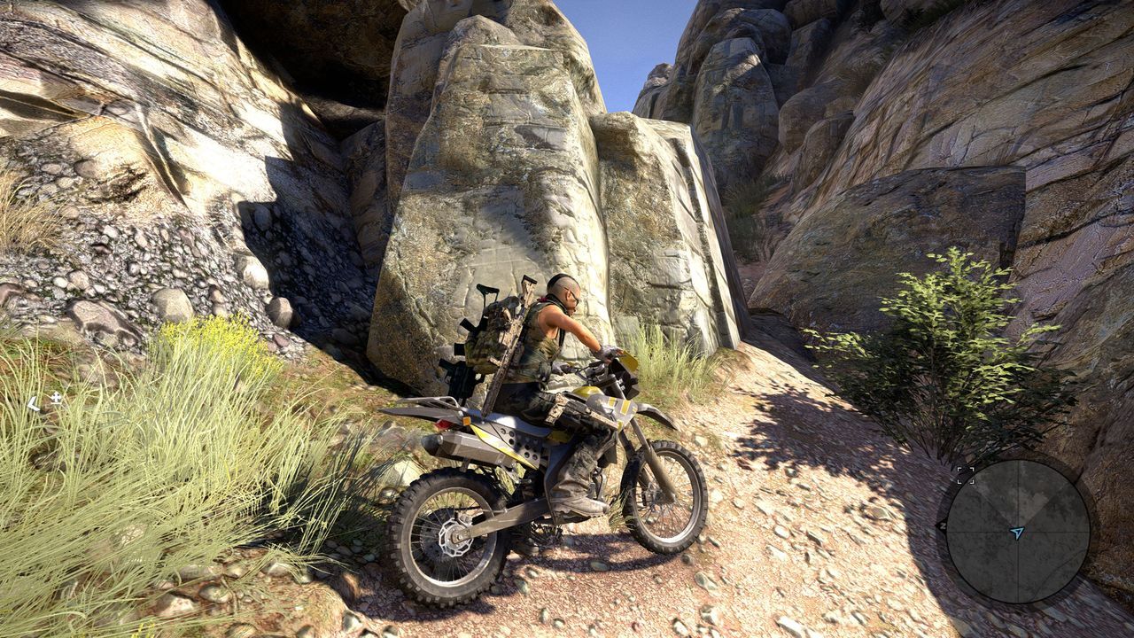 Ghost Recon: Wildlands - motocyklem w góry