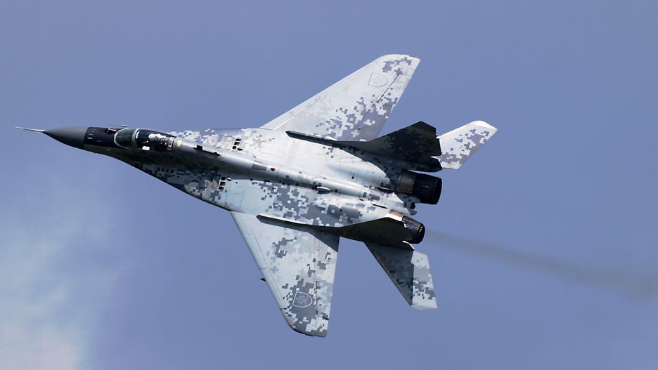 Samolot MiG-29 lotnictwa Słowacji - zdjęcie ilustracyjne