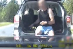 Wiozła męża w bagażniku. Chcieli nagrać filmik