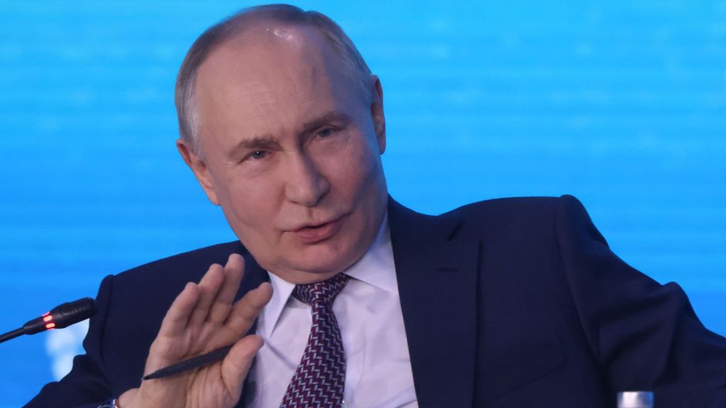 Russian President Vladimir Putin Participates in The Forum Of Future Technologies In Moscow
MOSCOW, RUSSIA - FEBRUARY 21:  (RUSSIA OUT) Russian President Vladimir Putin speaks during the Forum of Future Technologies, February 21, 2025, in Moscow, Russia. Vladimir Putin announced his plans to meet U.S. President Donald Trump in the near future. (Photo by Contributor/Getty Images)
Contributor