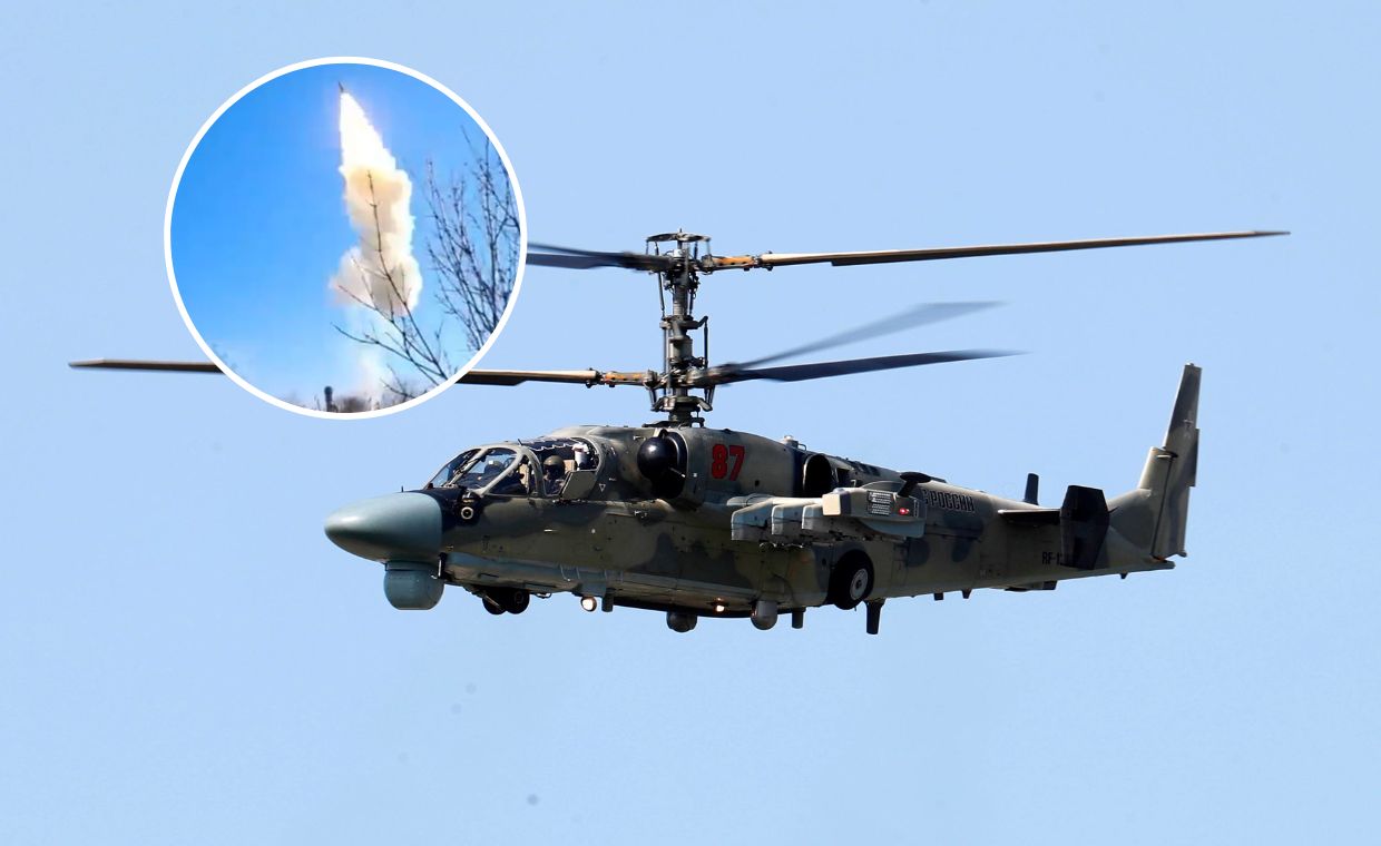 Ka-52 zniszczony. Jest nagranie z akcji