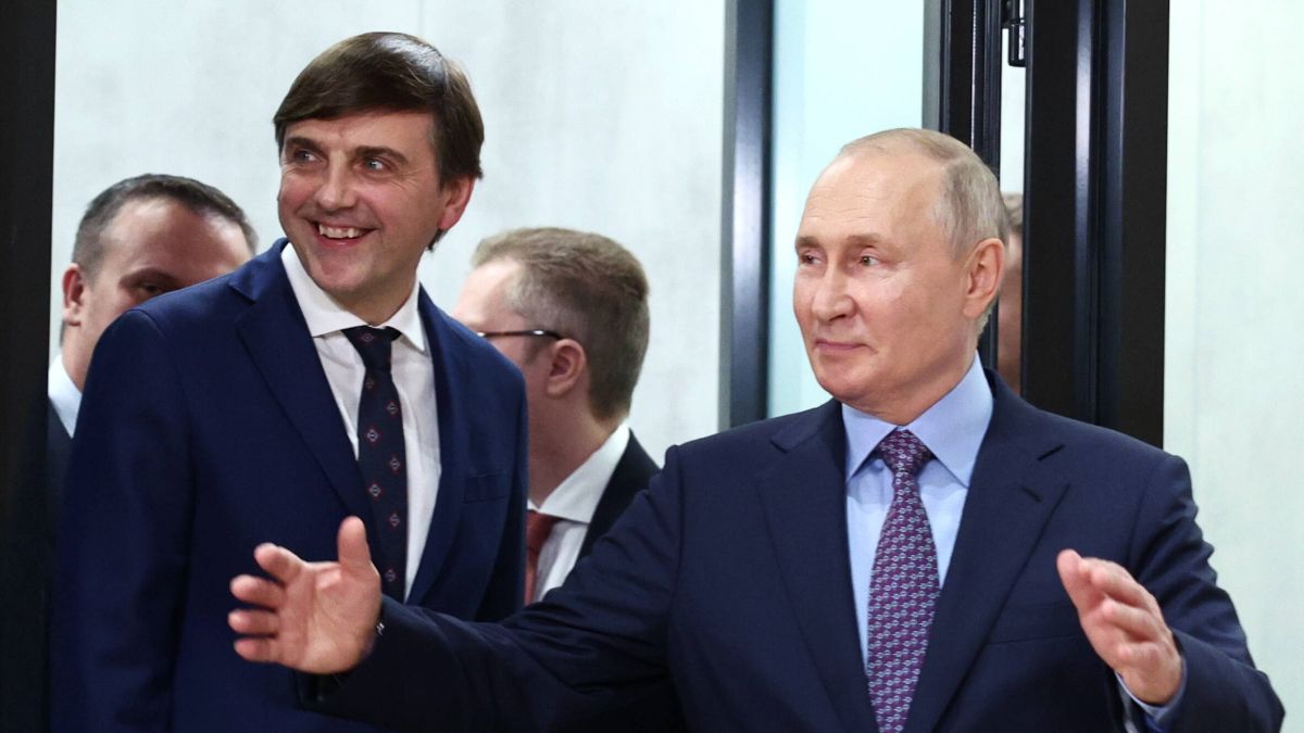 Minister Sergei Kravtsov i Władimir Putin