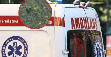 Zablokowana A2. Groźny wypadek