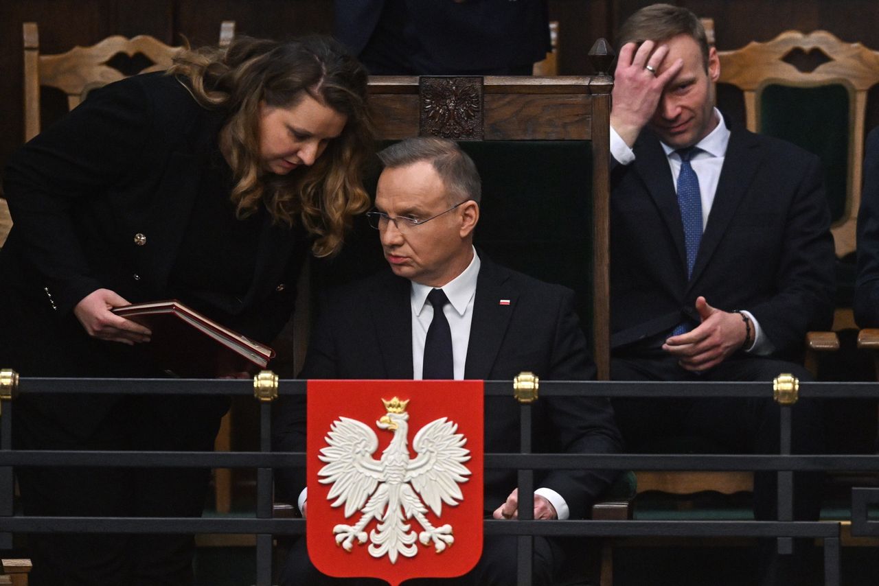 Duda na bieżąco komentuje wystąpienie Tuska. "Przyjmuję z satysfakcją"