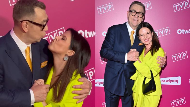 Maciej Orłoś migdali się z Pauliną Koziejowską na ramówce TVP. Słodko? (WIDEO)