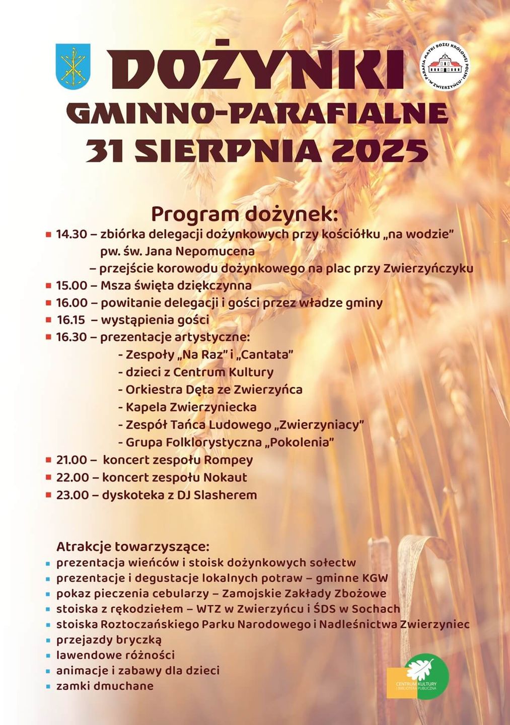 Dożynki Gminy Zwierzyniec