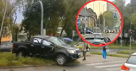 Dramatyczne nagranie ze Szczecina. W akcji radiowóz