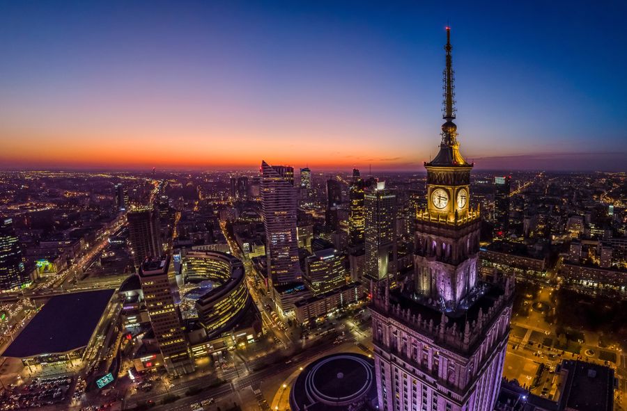 Warszawa jest jednym z miast bez nocy