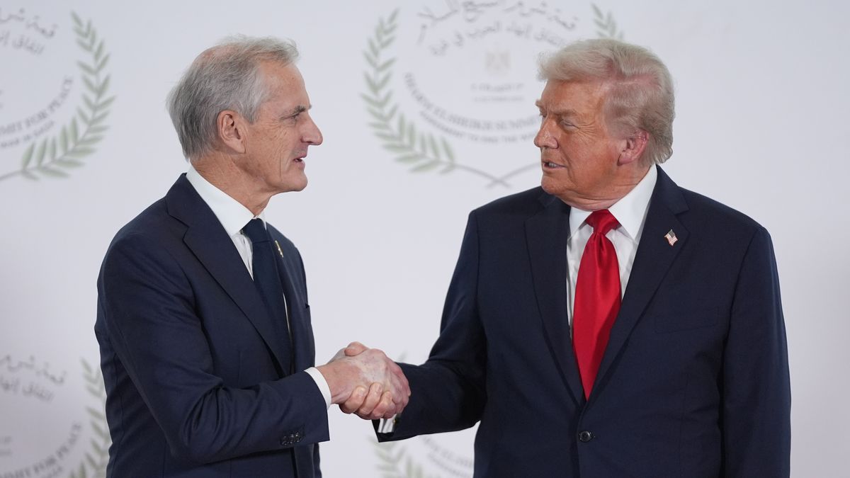 Jonas Gahr Store, Donald Trump