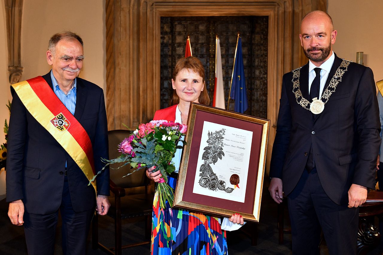 Wrocław. Renata Mauer-Różańska z tytułem honorowego obywatela miasta