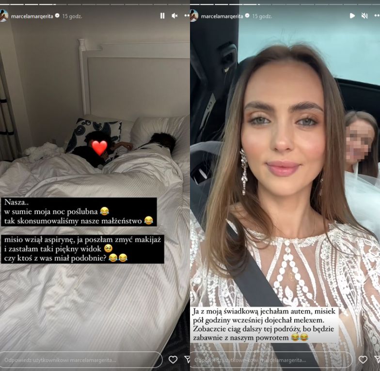 Marcela Leszczak pokazuje zdjęcia i nagrania ze ślubu