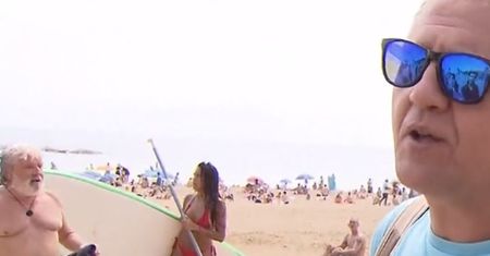 Nagranie z plaży w Barcelonie obiegło media. Wszystko się nagrało