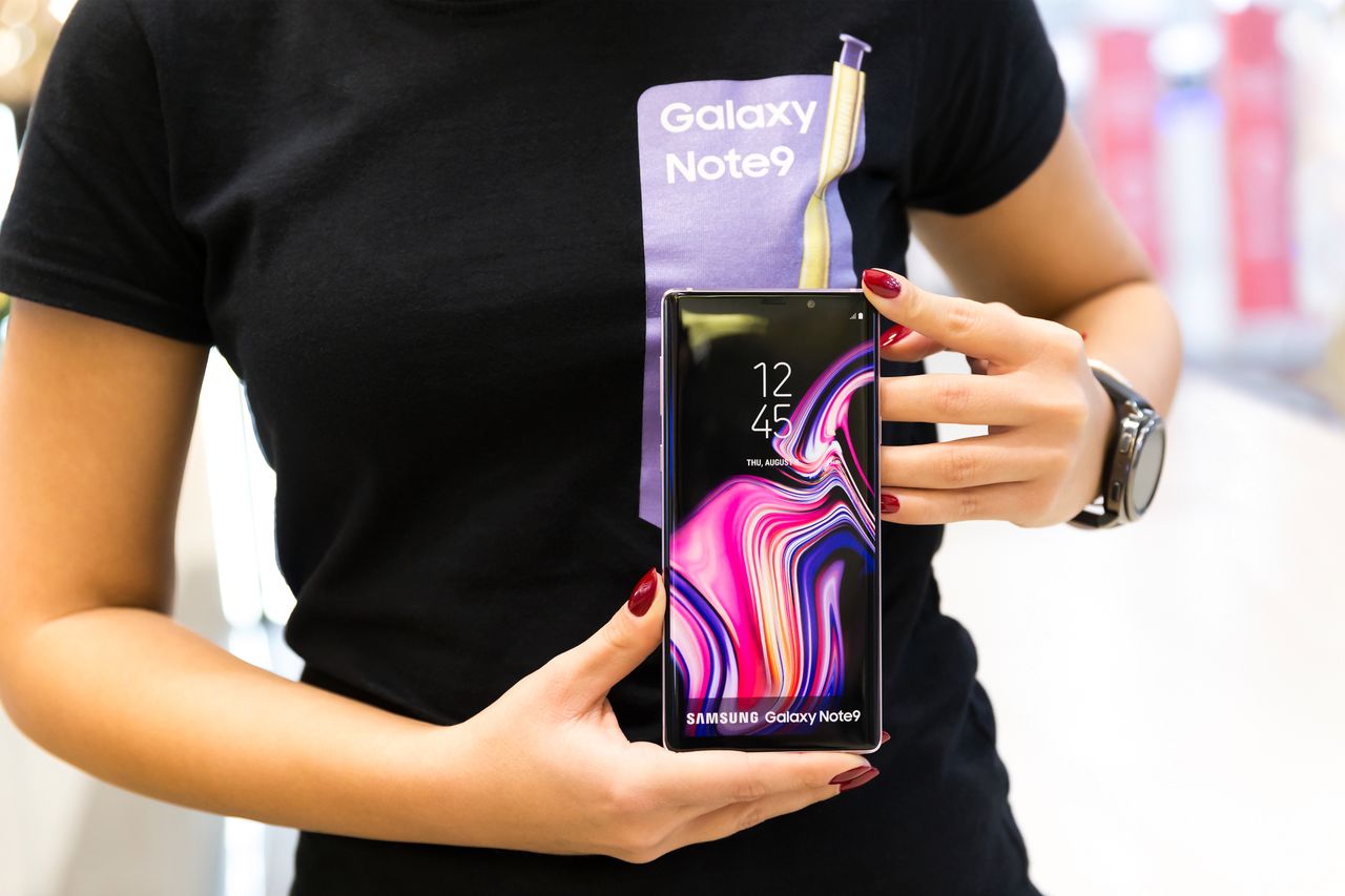 Samsung rozpoczął udostępniać Androida 9.0 Pie na Galaxy Note'a 9. (depositphotos)