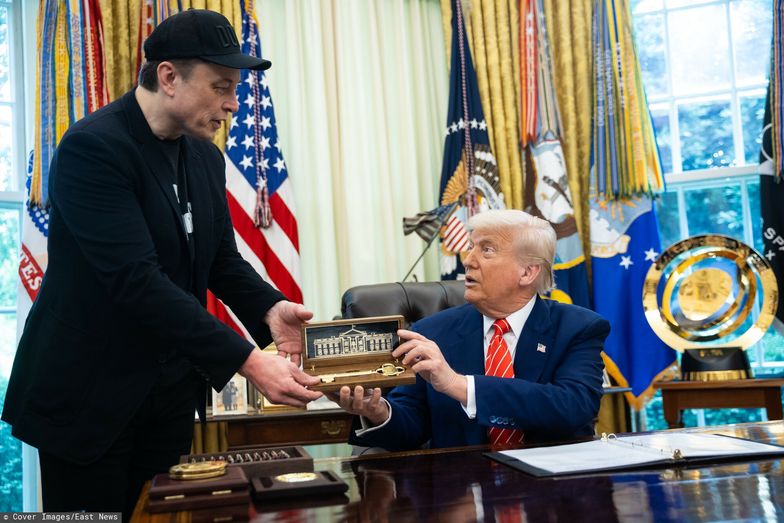 Spotkanie prezydenta USA i Elona Muska, 30 maja 2025 r.