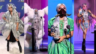 MTV Video Music Awards: Kreatywna Lady Gaga zaprezentowała aż DZIEWIĘĆ stylizacji. W której wyglądała najlepiej? (ZDJĘCIA)