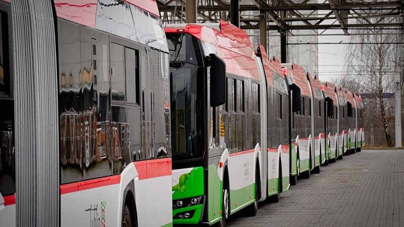 Do Lublina dotarła pierwsza dostawa trolejbusów marki Solaris Trollino 18M | Miasto Lublin