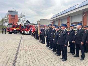 Uroczyste obchody Dnia Strażaka w Płocku. Wręczono odznaczenia i awanse dla strażaków PSP