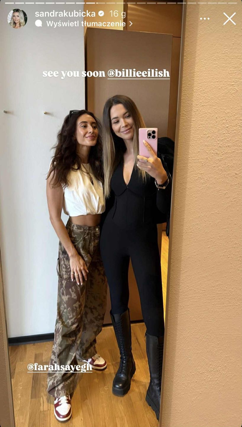 Sandra Kubicka w kombinezonie 