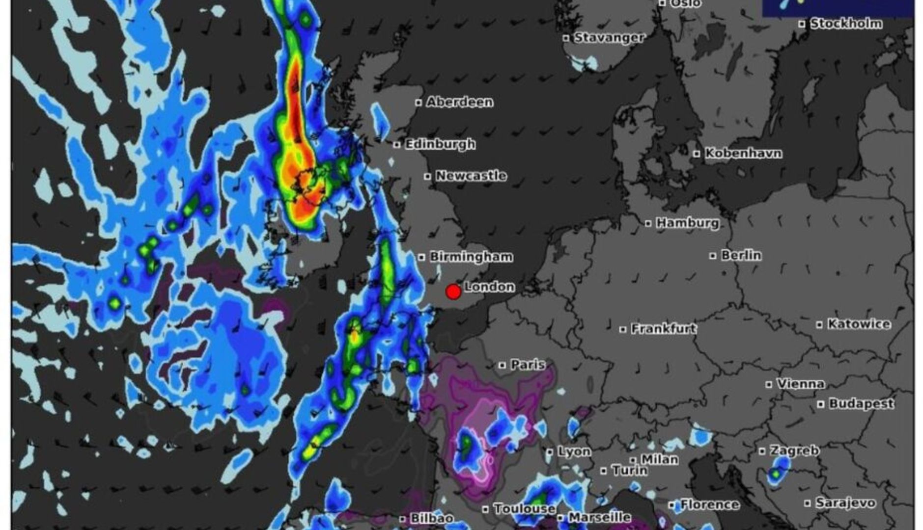 "Mapa grozy". Z przerażeniem patrzą na prognozy. Nadciąga horror