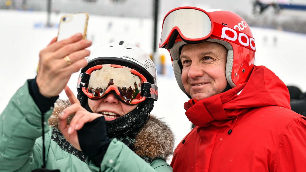 Andrzej Duda znany jest z zamiłowania do jazdy na nartach