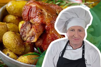 Golonka Remigiusza Rączki to hit. Mięso samo odchodzi od kości i rozpływa się w ustach